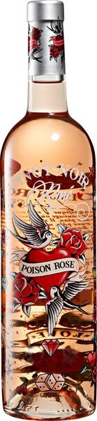 Вино Vignobles Vellas, Poison Rose, Pays d'Oc IGP