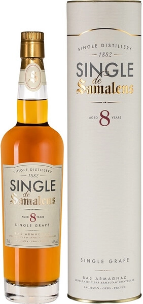 Арманьяк Single de Samalens 8 Years Old, Bas Armagnac AOC, in tube, 0.7 л