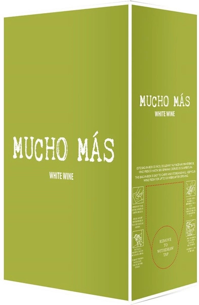 Вино Mucho Mas Blanco, bag-in-box, 3 л