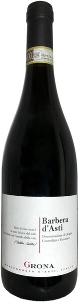 Вино Grona SSA, Barbera d'Asti DOCG, 2016
