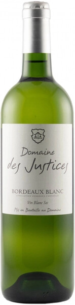Вино Domaine des Justices Blanc, Bordeaux AOC, 2021