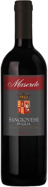 Вино Masereto Sangiovese, Puglia IGT, 2023