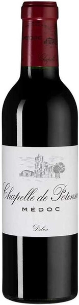 Вино Chapelle de Potensac, Medoc AOC, 2019, 375 мл