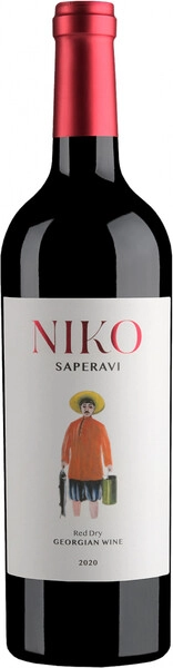 Вино Niko Saperavi, 2020