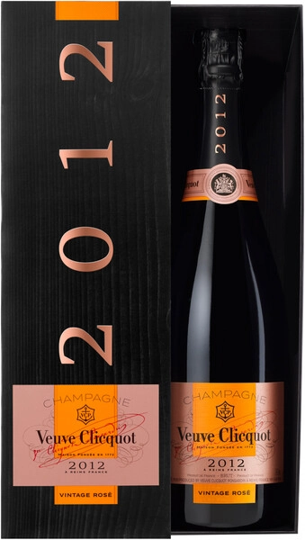 Шампанское Veuve Clicquot, Vintage Rose, 2012, gift box
