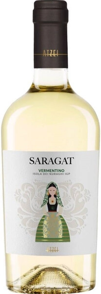 Вино Atzei, Saragat Vermentino, Isola dei Nuraghi IGT, 2023