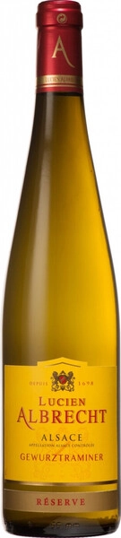 Вино Lucien Albrecht, Gewurztraminer Reserve, Alsace AOC, 2022