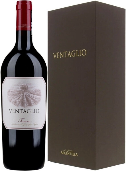 Вино Argentiera, "Ventaglio", Toscana IGT, 2020, gift box