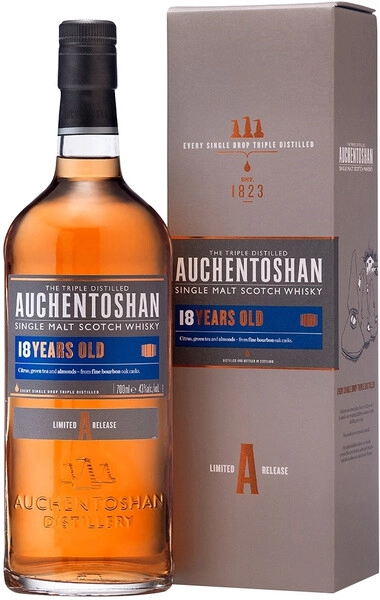 Виски Auchentoshan 18 years, gift box, 0.7 л