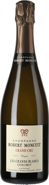 Шампанское Robert Moncuit, Les Grands Blancs Grand Cru Extra Brut, Champagne AOC, 2018