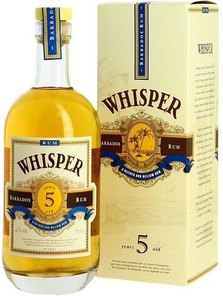Ром Whisper 5 Years Old, gift box, 0.7 л