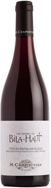 Вино M. Chapoutier, Les Vignes de Bila-Haut, Cotes du Roussillon Villages AOC, 2019