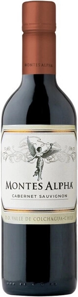 Вино Montes Alpha Cabernet Sauvignon, Valle de Colchagua DO, 2022, 375 мл