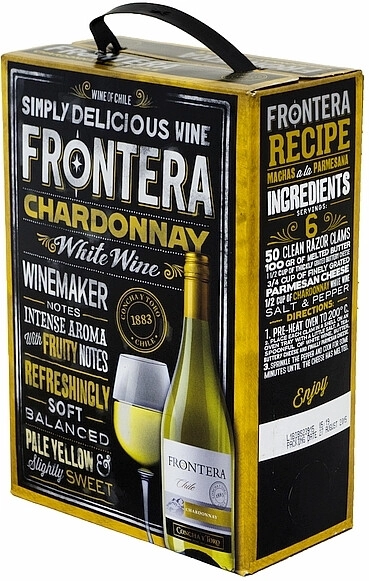 Вино Concha y Toro, Frontera Chardonnay, 3 л