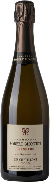 Шампанское Robert Moncuit, Les Chetillons Grand Cru Blanc de Blancs Extra Brut, Champagne AOC, 2015
