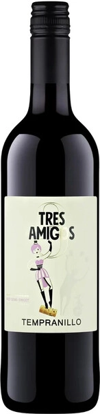 Вино "Tres Amigos" Tempranillo Semi-Sweet