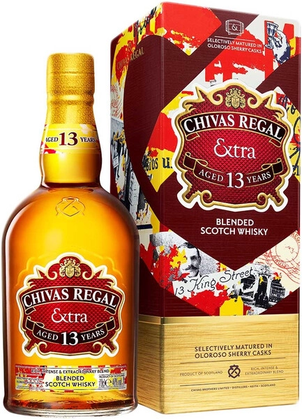 Виски Chivas Regal Extra 13 Years Old Oloroso Sherry Casks, gift box, 0.7 л