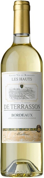 Вино Les Hauts de Terrasson Blanc Moelleux, Bordeaux AOC, 2022