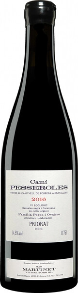 Вино Mas Martinet, Cami Pesseroles, Priorat DOQ, 2016