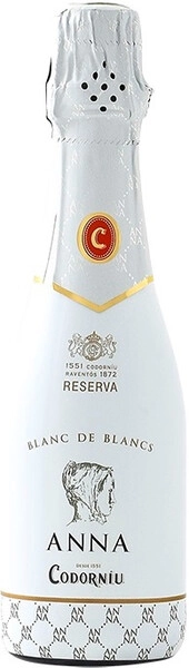 Игристое вино Anna de Codorniu Blanc de Blancs Brut Reserva, 200 мл