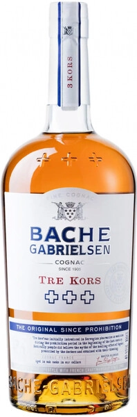 Коньяк Bache-Gabrielsen, Tre Kors VS, 0.7 л