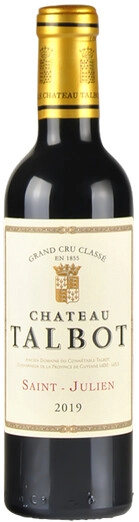Вино Chateau Talbot, St-Julien AOC 4-me Grand Cru Classe, 2019, 375 мл
