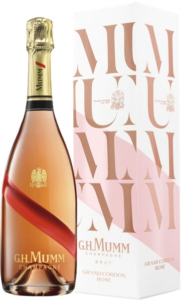 Шампанское Mumm, Grand Cordon Brut Rose, Champagne AOC, gift box
