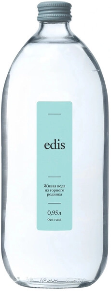 Вода Edis Still, Glass, 0.95 л