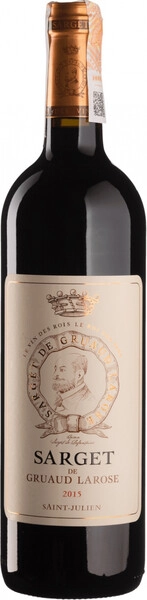 Вино Sarget du Gruaud Larose, AOC Saint-Julien, 2015