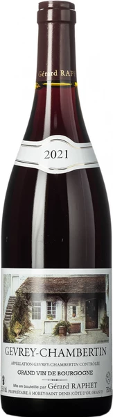 Вино Gerard Raphet, Gevrey-Chambertin AOC, 2021