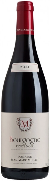 Вино Domaine Jean-Marc Millot, Bourgogne Pinot Noir AOC, 2021