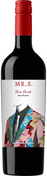 Вино "Mr.S" Red Blend Semi Sweet, 2025