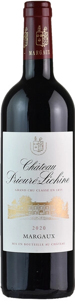 Вино Chateau Prieure-Lichine, Margaux AOC, 2020
