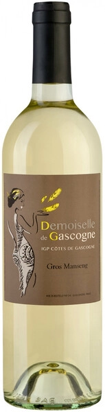 Вино Domain de Menard, Demoiselle de Gascogne Gros Manseng, Cotes de Gascogne IGP, 2022