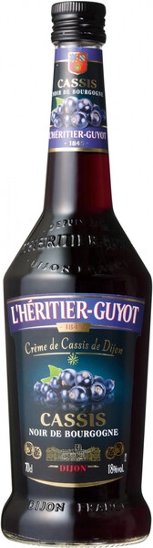 Ликер L'Heritier-Guyot, Noir de Bourgogne Creme de Cassis, 0.7 л