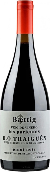 Вино Baettig, Los Parientes Pinot Noir, Traiguen DO, 2020