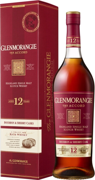 Виски Glenmorangie, The Accord 12 Years Old, gift box, 1 л