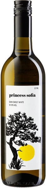 Вино Princess Sofia White Semi-Sweet, 0.7 л