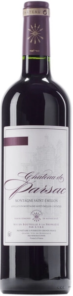 Вино Chateau de Parsac, Montagne Saint-Emilion AOC, 2015
