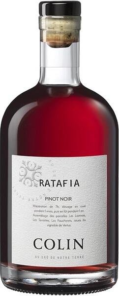 Вино Colin, Ratafia Pinot Noir, 2018, 0.5 л
