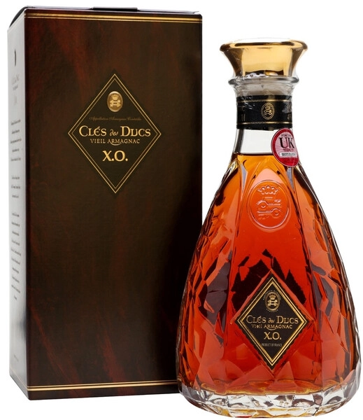 Арманьяк Cles des Ducs XO, Armagnac AOC, gift box, 0.7 л
