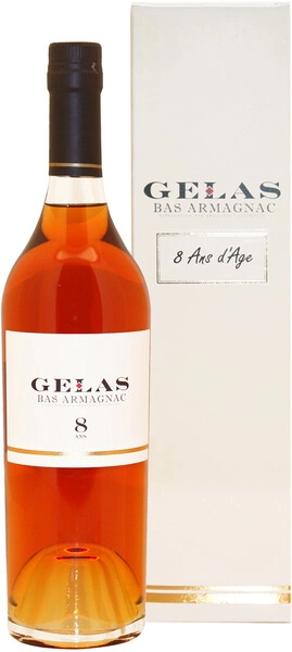 Арманьяк Gelas, Bas Armagnac 8 ans, gift box, 0.7 л