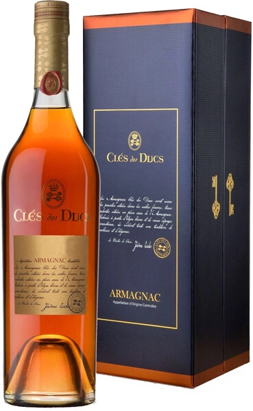 Арманьяк Cles des Ducs Millesime, Armagnac AOC, 1975, gift box, 0.7 л