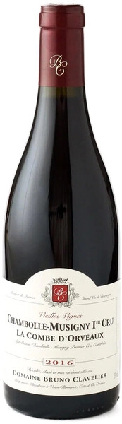 Вино Domaine Bruno Clavelier, Chambolle-Musigny 1er Cru La Combe d'Orveaux Vieilles Vignes AOC, 2016