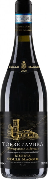 Вино Torre Zambra, Colle Maggio Montepulciano d'Abruzzo DOC Riserva, 2020