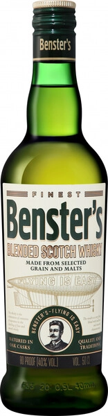 Виски KVKZ, Benster's Blended, 0.5 л