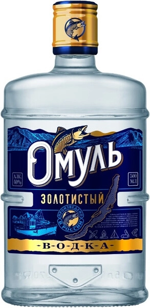 Водка Омуль Золотистый, 0.5 л