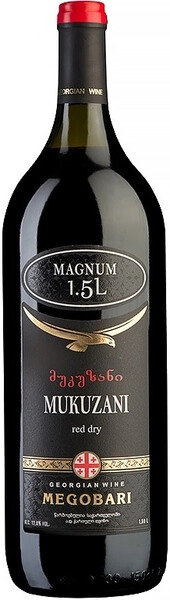 Вино Мегобари Мукузани, 1.5 л