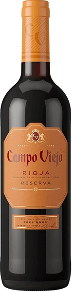 Вино Campo Viejo Reserva, Rioja DOC, 2015
