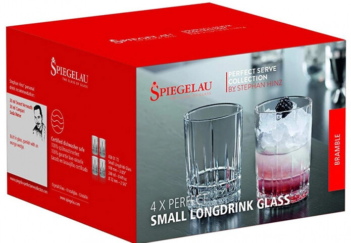 Бокалы без ножки/стаканы Spiegelau, Perfect Small Longrink Glass, Set of 4 pcs, 240 мл